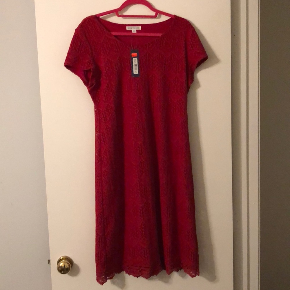NWT Red Lace Dress